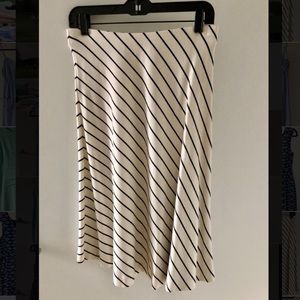 Ann Taylor Flair Striped Skirt